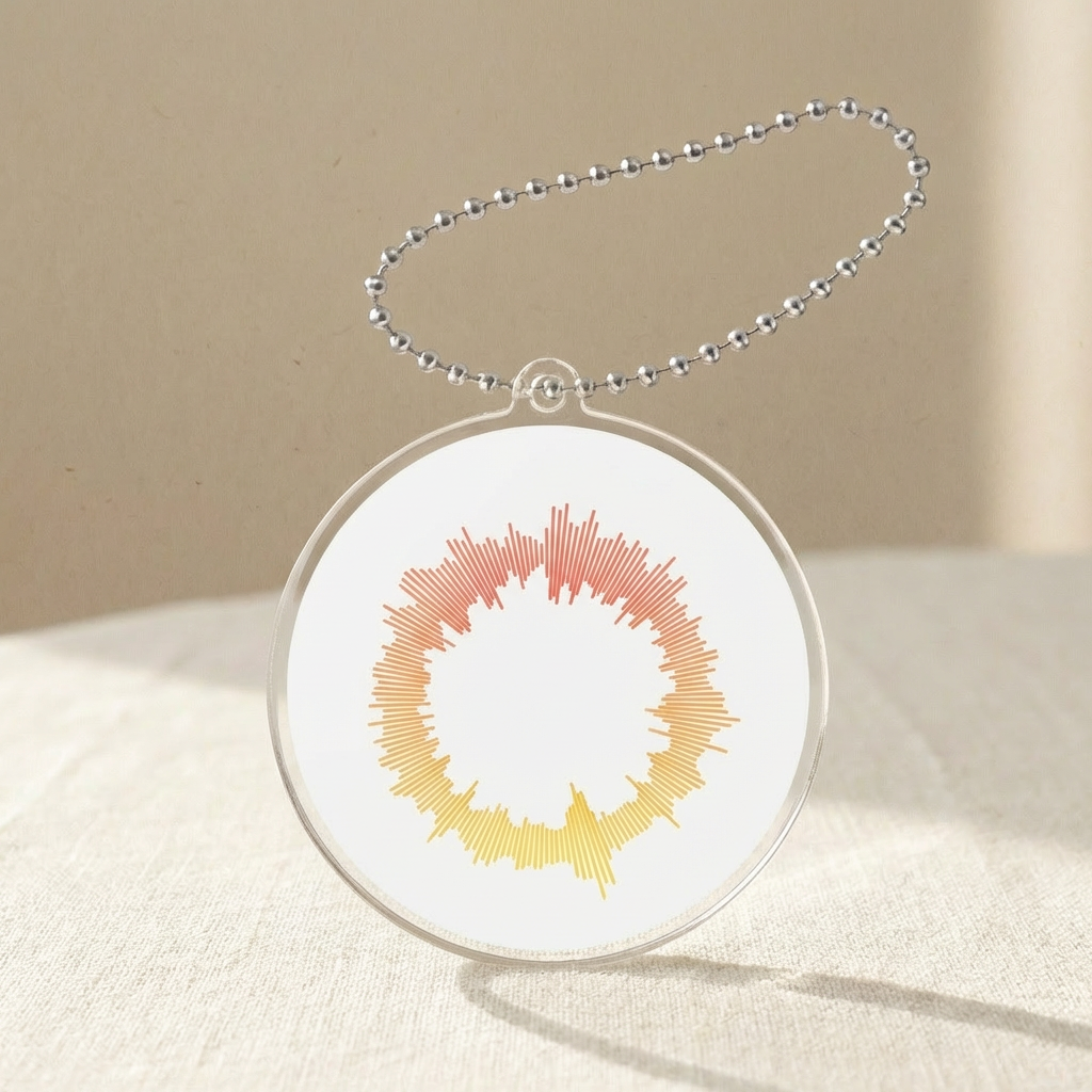 WAVES, MADE 波形アクリルキーホルダー